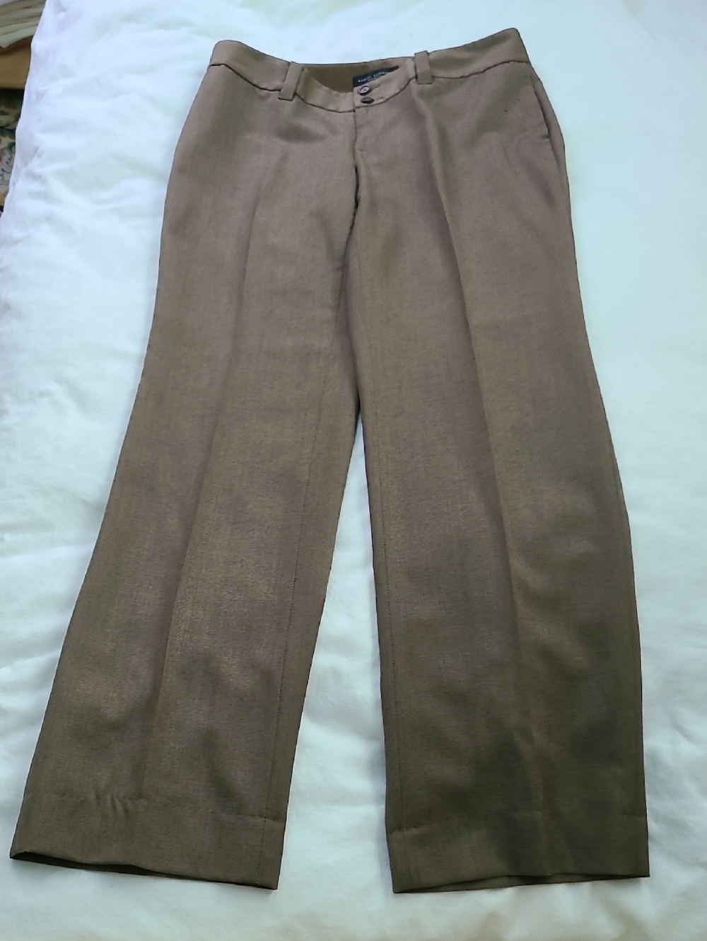 Banana Republic Wide Leg Pants in Tan